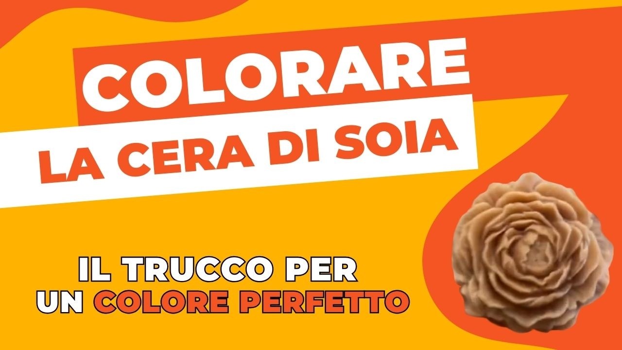Come colorare in modo perfetto le candele in cera di soia #Candele #candelamica #candlemaking