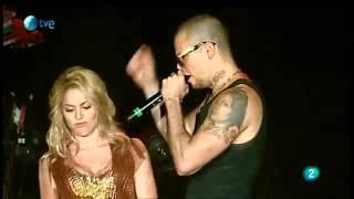 Shakira ~ Gordita Feat. Calle 13 (Live Rock in Rio Madrid 2010)