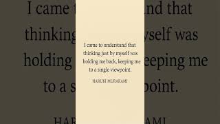 Haruki Murakami on Loneliness and Connection 🌿#r