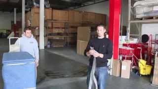 How to use a two wheel dolly