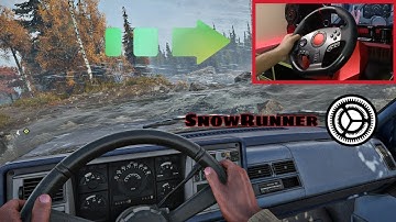 PXN V900 Steering Settings in SnowRunner