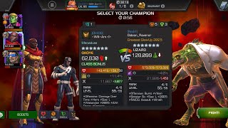 AW Season 65. Okoye vs Lizard on Node 37 Rooted / Personal Space #mcoc