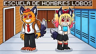 ¡MINECRAFT pero vamos a la ESCUELA de HOMBRES LOBO! 🐺🌑😱 | SrGato x Flor  en Minecraft Troll