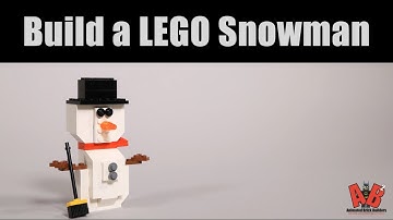 How to build a LEGO Snowman - Stop Motion & Instructions