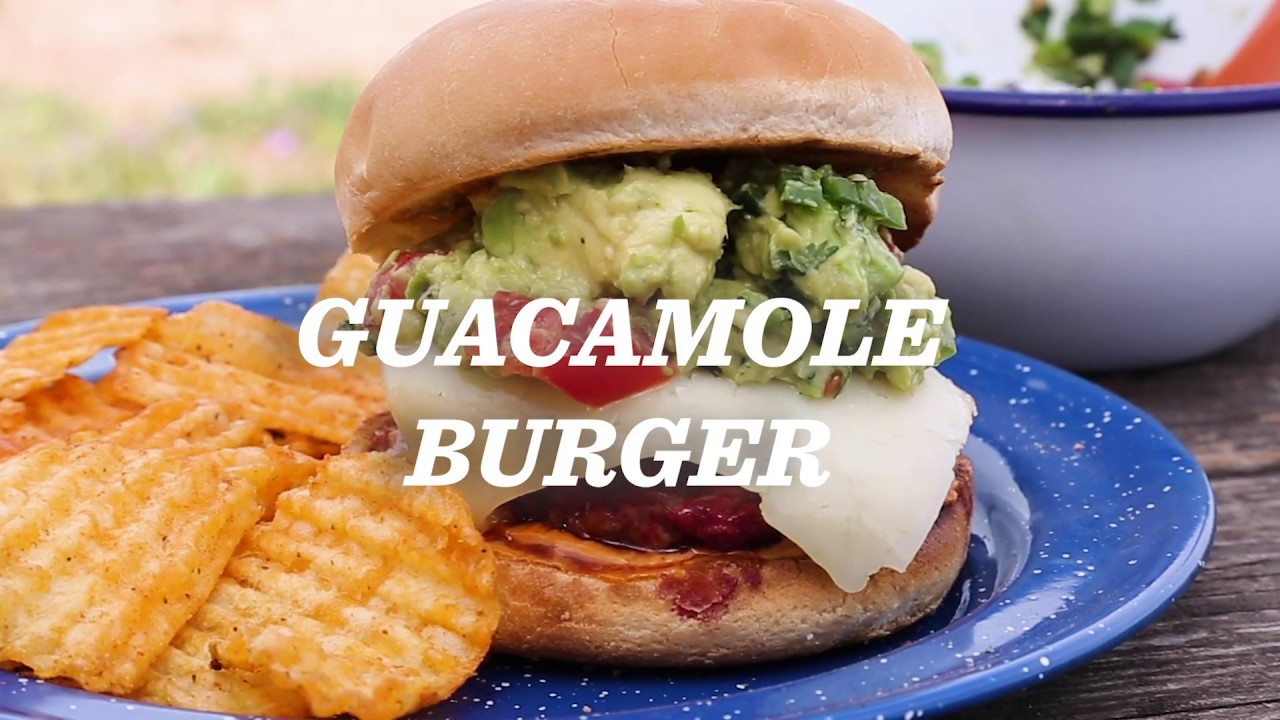 REI Camp Recipes Guacamole Burger YouTube