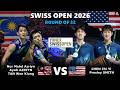 Nur Mohd Azriyn Ayub AZRIYN TAN Wee Kiong vs CHEN Zhi Yi Presley SMITH | Swiss Open 2026 Badminton
