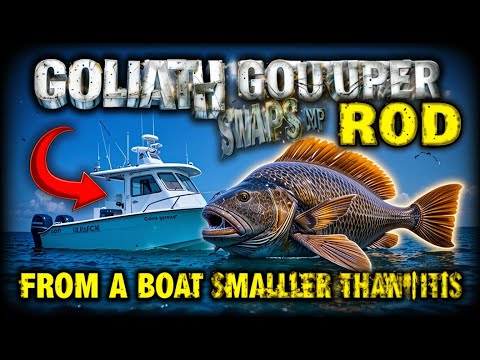 Goliath Grouper SNAPS My Rod… From a BOAT SMALLER THAN IT IS