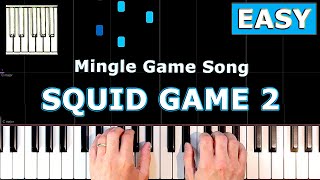 Squid Game Season 2 - Mingle Game Song - Piano Tutorial Easy