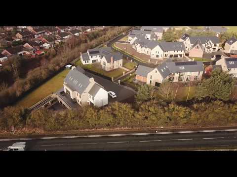 Huge Houses in Durham from Drone - Feb 18