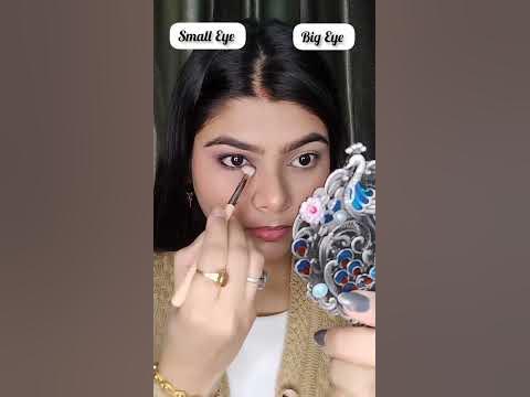  Big Eye Vs Small Eye 👁️ #shorts #makeup #challenge #fabsagnika - YouTube