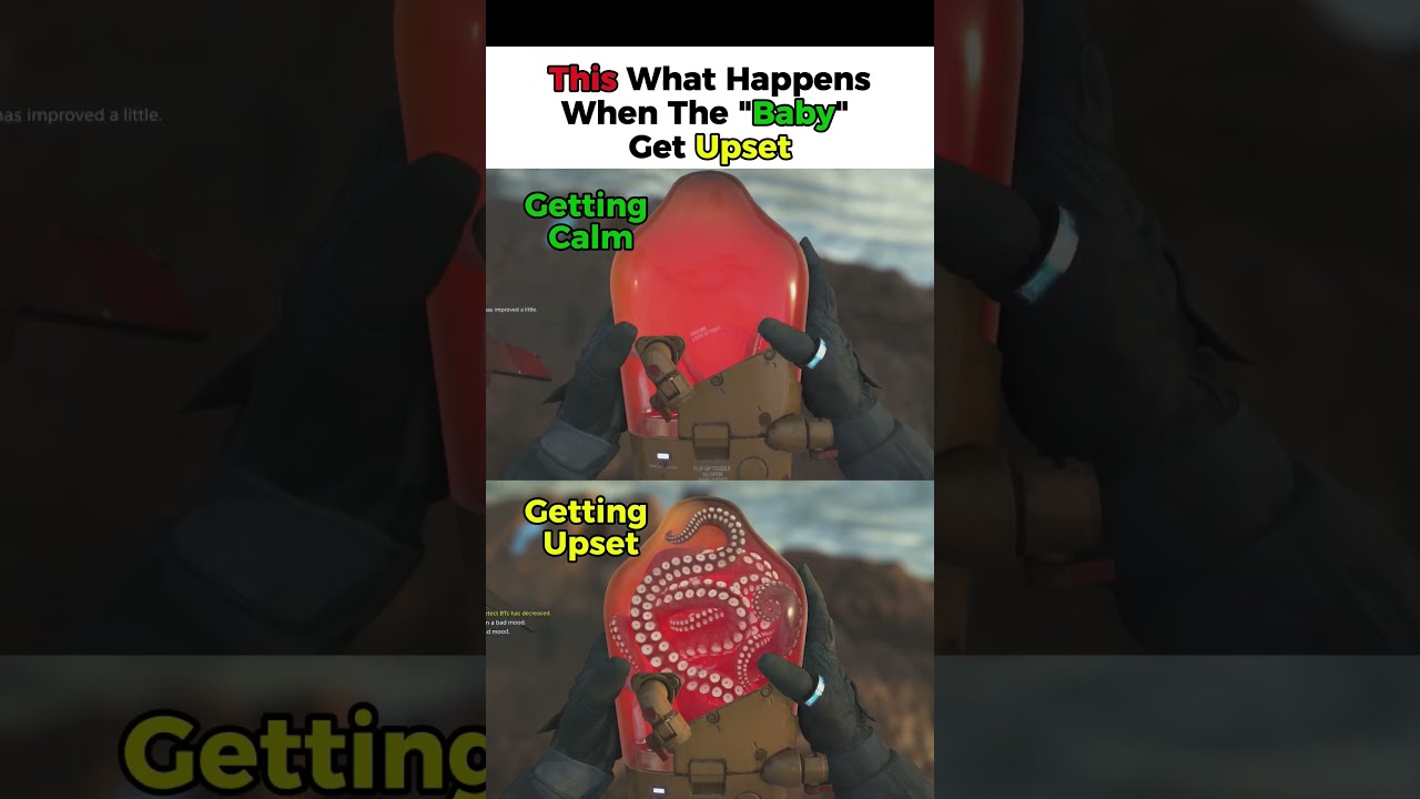 This What Happens When The "Baby" Get Upset  . Death stranding 2