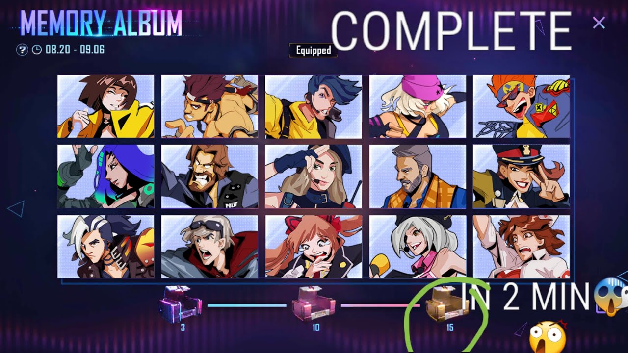 Free Fire new event complete in 2 min😲|FreeFire memory album event|Free Fire Today event