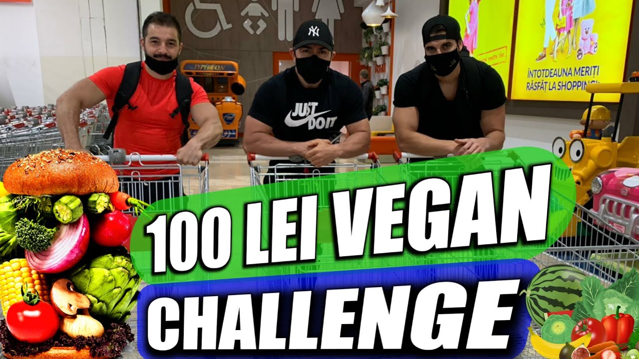 100 lei challenge! Lista de cumparaturi cu 15 lucruri vegane!