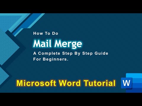 How To Use Mail Merge in Microsoft Word and Send Bult Letters