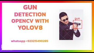 Real time Gun detection || weapon detector using yolov8