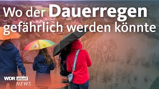 Hochwasser in Deutschland: Dauerregen und Überflutungen in NRW gehen weiter | WDR aktuell