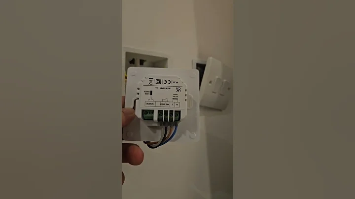 Installation of a fastwarm stat #electrician #sparky  #DIY #construction #ufh #plumber  #builder