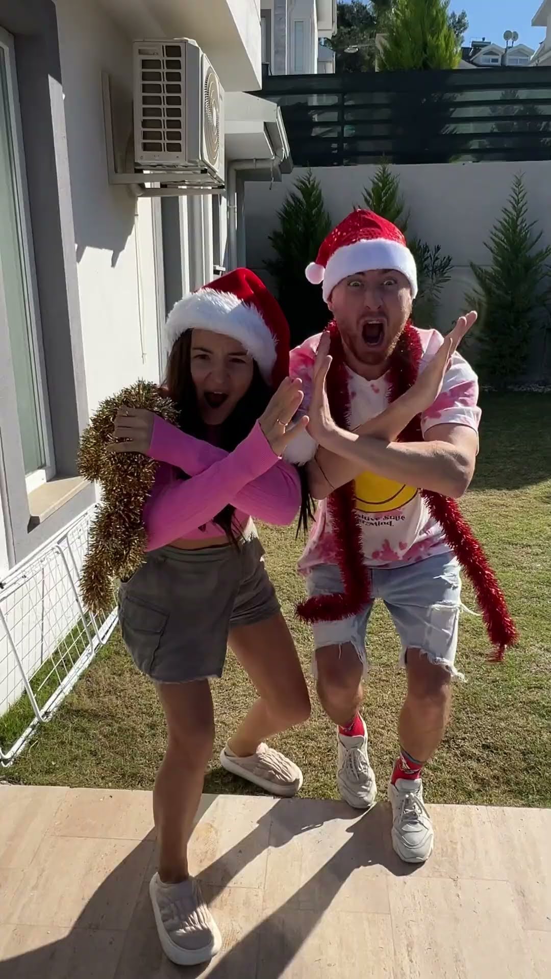 She SAVED a CHRISTMAS TREE ??? #shorts #khamitovy #martaandrustam