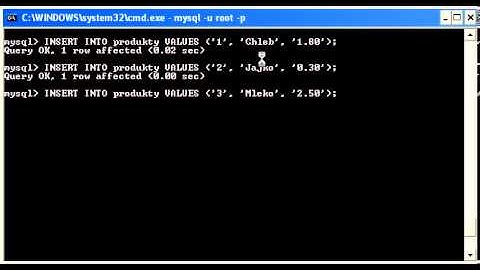 Kurs php i mysql lekcja 19  Umieszczanie danych w tabeli
