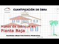Muros de Planta Arquitectónica Baja