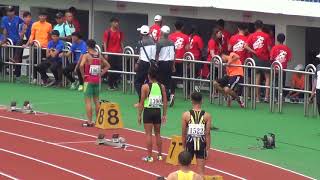 20180422095045 107年全國中等學校運動會田徑賽高中男400公尺預賽第1組 臺中市大甲高中 吳悅翔 桃園市桃園高中 朱茗漢 進準決賽。