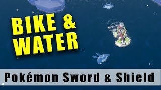 Pokémon Sword and Shield how to get the bike and ride on water