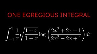Cleo's Insane Algebraic Integral