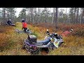 Противопожарная полоса где мы подсели CAN AM OUTLANDER & YAMAHA GRIZZLY