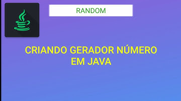 Criando Gerador De Número Em Java ( Java N-IDE )