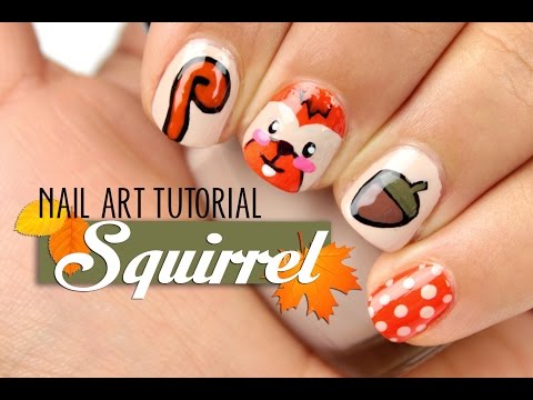 Squirrel nails | CREATIVENAILART