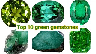 Top 10 green gemstones in the world | green gems ranked | HDB TV