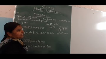 Chapter - 3 Ex. -  3.1 Mental Arithmetic -  Video -  2