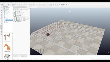 CoppeliaSim Edu   etsisi 2020 b2 competition   rendering  6 ms 7 9 fps