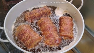 脆皮烧肉炸猪脚泰国合艾夜市美食街 Crispy Roast Pork Thailand Hatyai Street Food