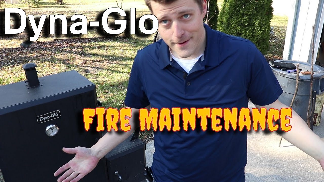 Dyna-Glo Offset Smoker - Fire Maintenance; Refueling, Dumping Ashes u0026  Stirring Coals - YouTube