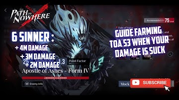 Path To Nowhere Tide Of Ashes S3 Guide Farming When Damage Suck Using Assist From Friends