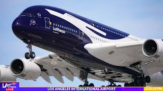 🔴LIVE LAX! | CAPT MARKOS ARRIVAL A380 LH452 | LOS ANGELES AIRPORT PLANE SPOTTING