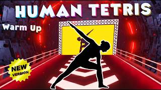 Human Tetris | HIGH QUALITY Immersive Interactive Warm Up | Viral Game Workout | 1 Player