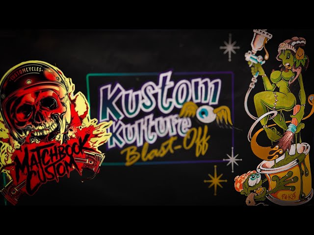 KUSTOM KULTURE カスタムカルチャー ART CHANTRY 1994 Kustom Kulture Exhibit Poster Signed Art Chantry