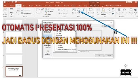 Cara Membuat Tombol Hyperlink di Powerpoint untuk tampilan presentasi jadi OK