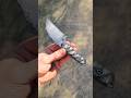 80crv2 EDC, Carbon Fiber with blue G10 liners 🤙