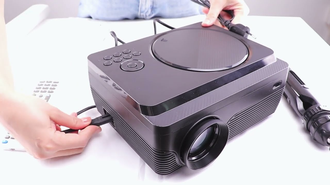 W11 Projector: 4K UHD, Android 9.0, 260 ANSI Lumens, DVD Projector, RK3228A Chip, Dual-Band Wi-Fi