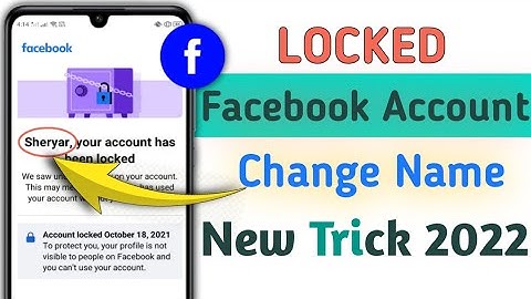 Facebook locked account name change | Locked FB account Name change | Change Locked FB Account Name