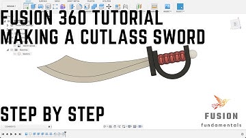 Fusion 360 intermediate tutorial: Making a cutlass sword