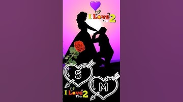 S love m status video ll whatsapp status video #nameart #shorts #name_status_video #ravindra_ranjan