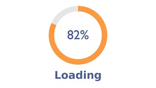 Loading Circle w/ matching Percentage using the VSE + Geo Nodes - Blender (3.2) screenshot 2