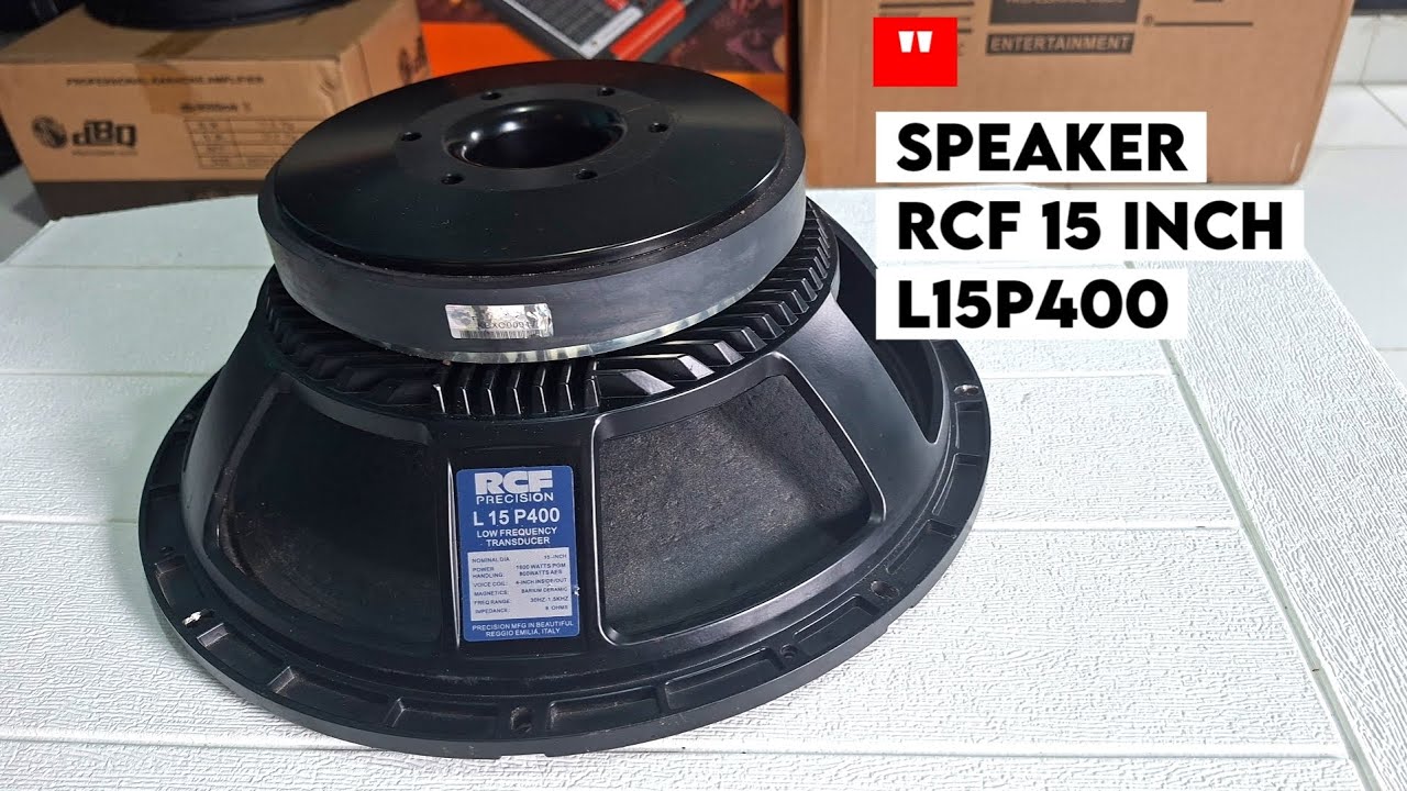 Speaker RCF L15P400 Cocok Buat Subwoofer Miniatur