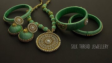 Silk Thread Jewellery | Handmade Jewellery | Jewellery Making