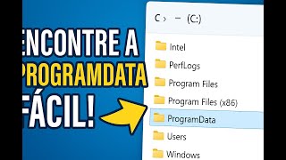 "Como Encontrar a Pasta ProgramData no Windows 11 – Tutorial Rápido e Simples!" Profile