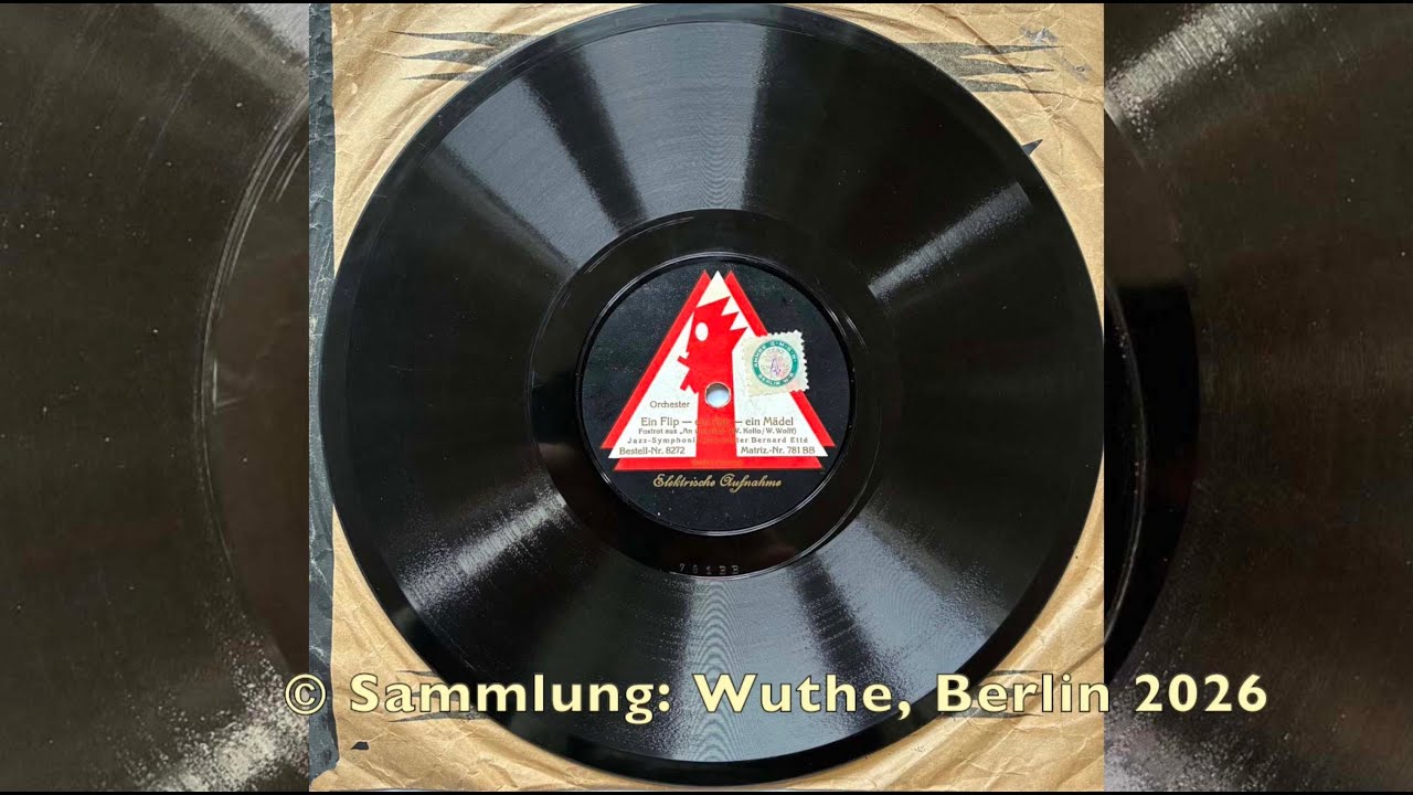 Berin Danceband: BERNARD ETTÉ: Ein Flip, ein Gin, ein Mädel 1926